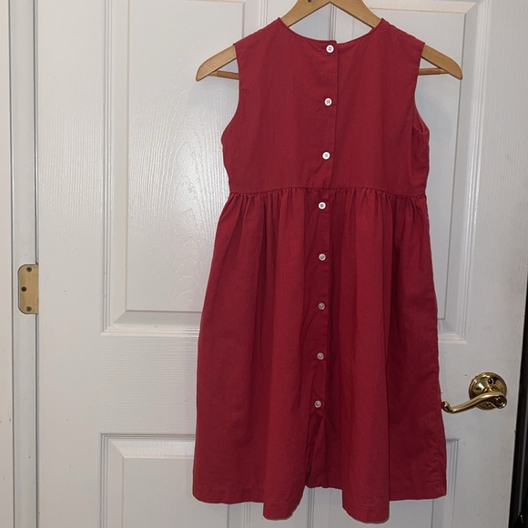 Girl’s Olive Juice Lined dress. Size 10Y - Picture 2 of 2